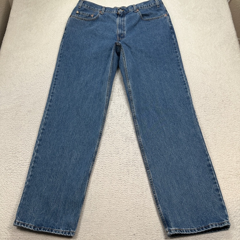 Vintage Levis 550 Jeans Men's Size 40X34 (Fits 38X34) Relaxed Fit Denim Blue